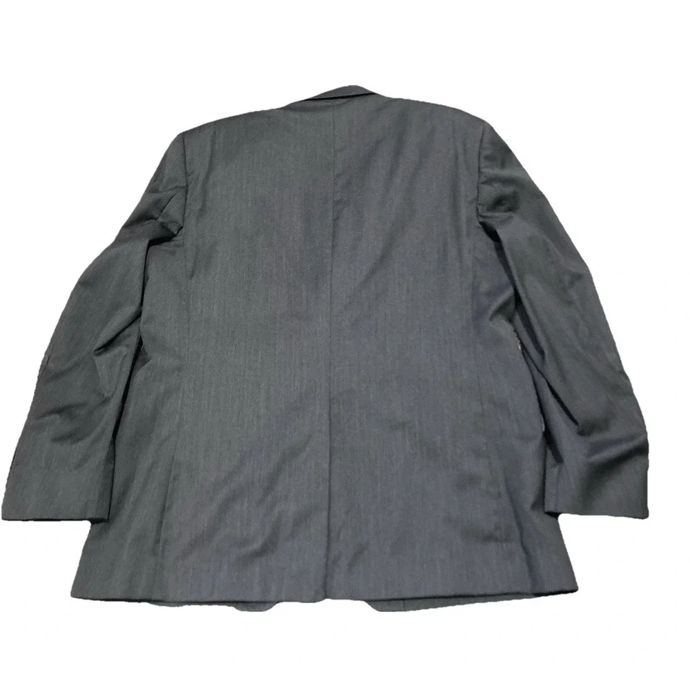 Jos A Bank Signature Collection 48L 43W Gray 100% Wool Double Breasted Suit